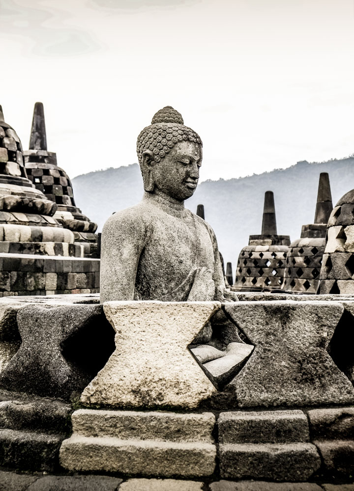 Buddha at Borobudur