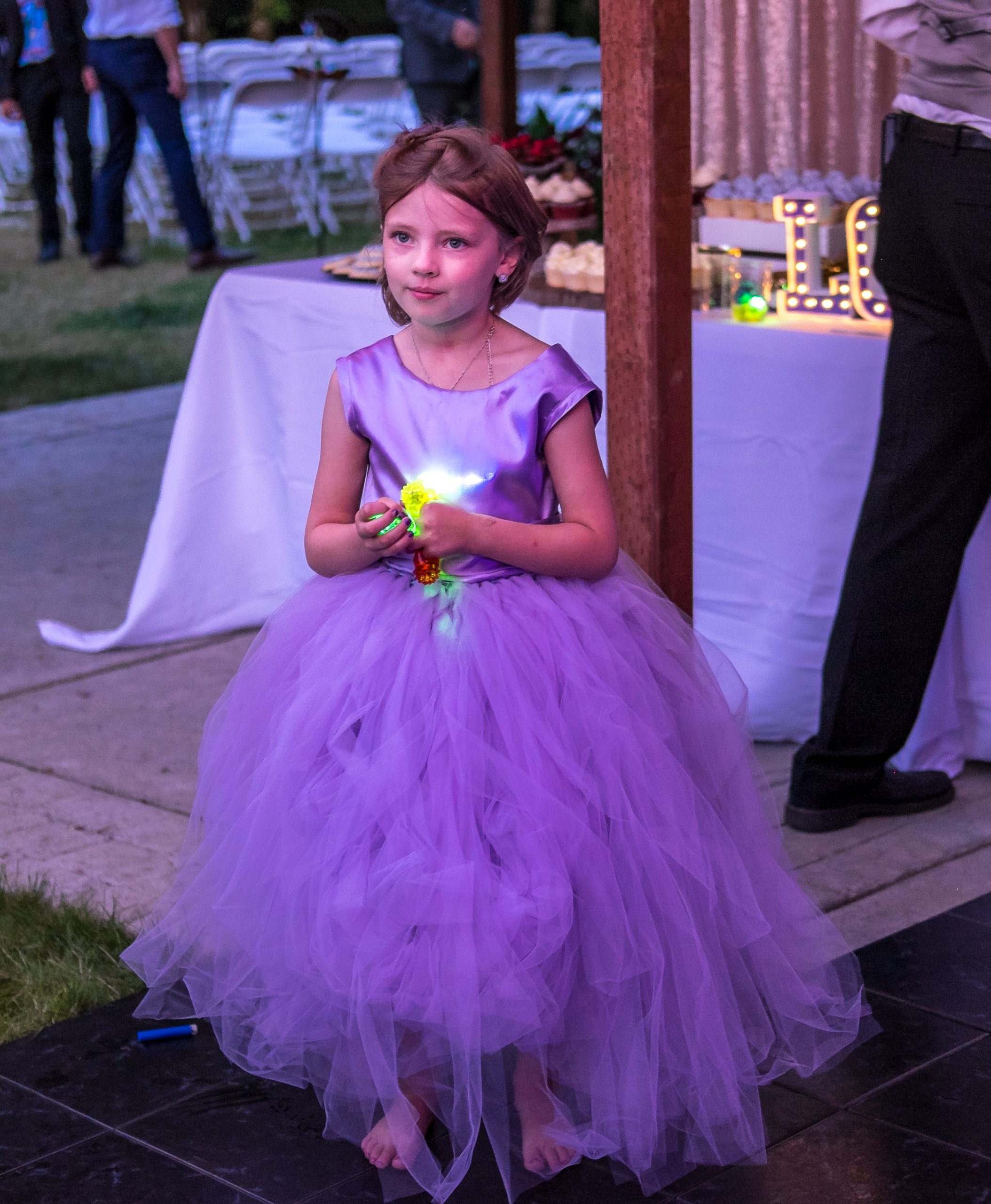 Girl with Glowing Rings 3