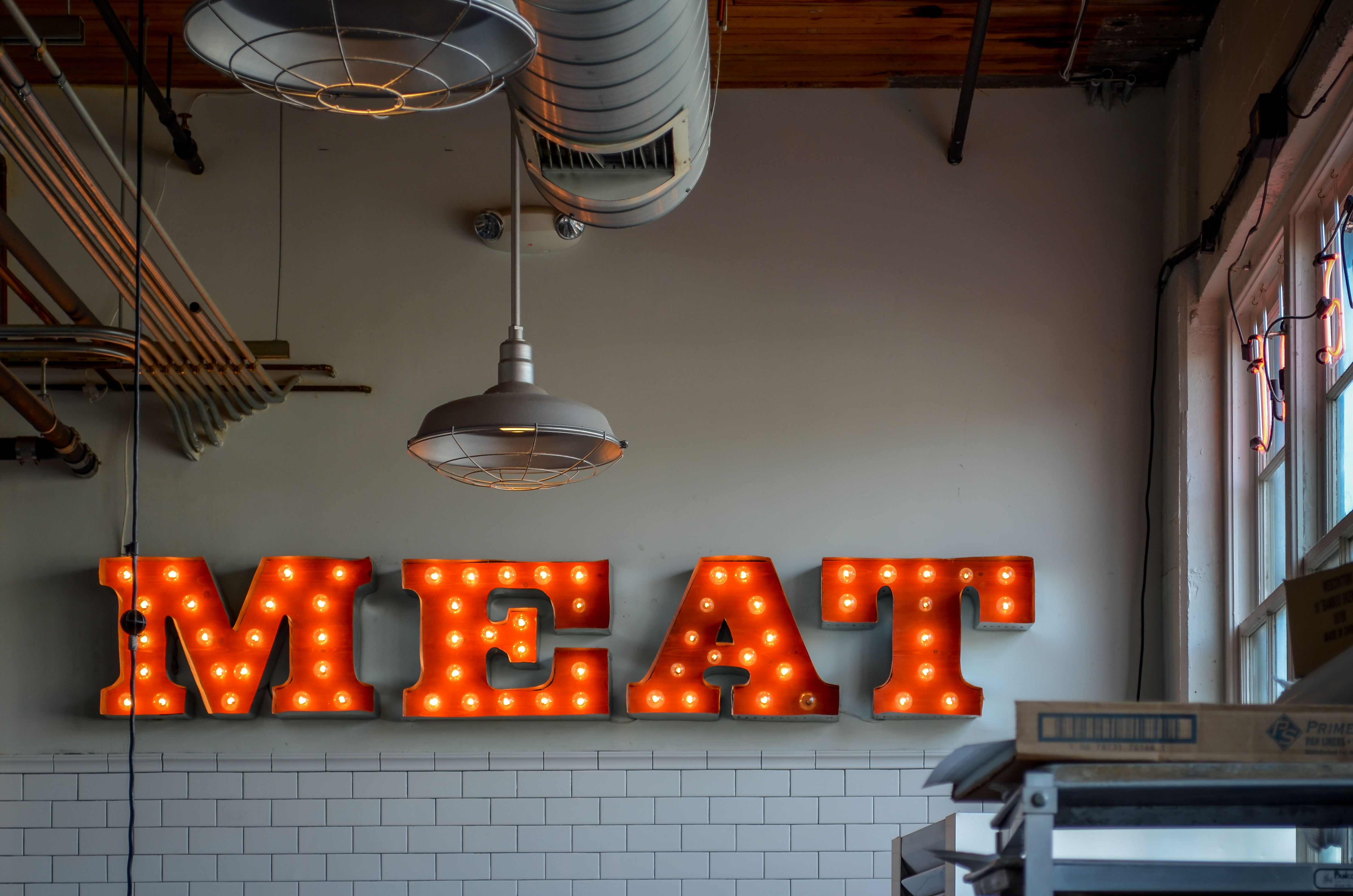 MEAT Neon Sign