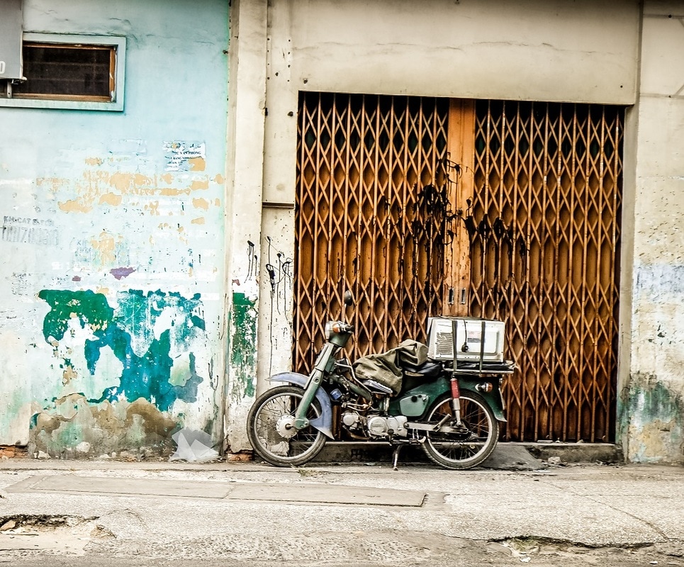 Motorcycle in Saigon